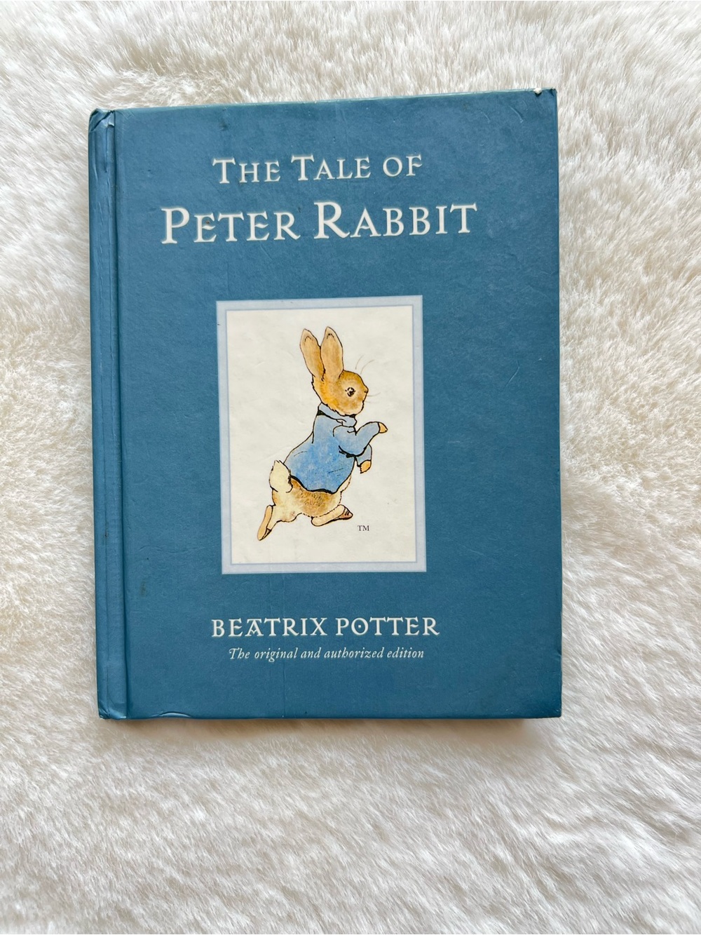The Tale of Peter Rabbit Hardcover Book - Blue